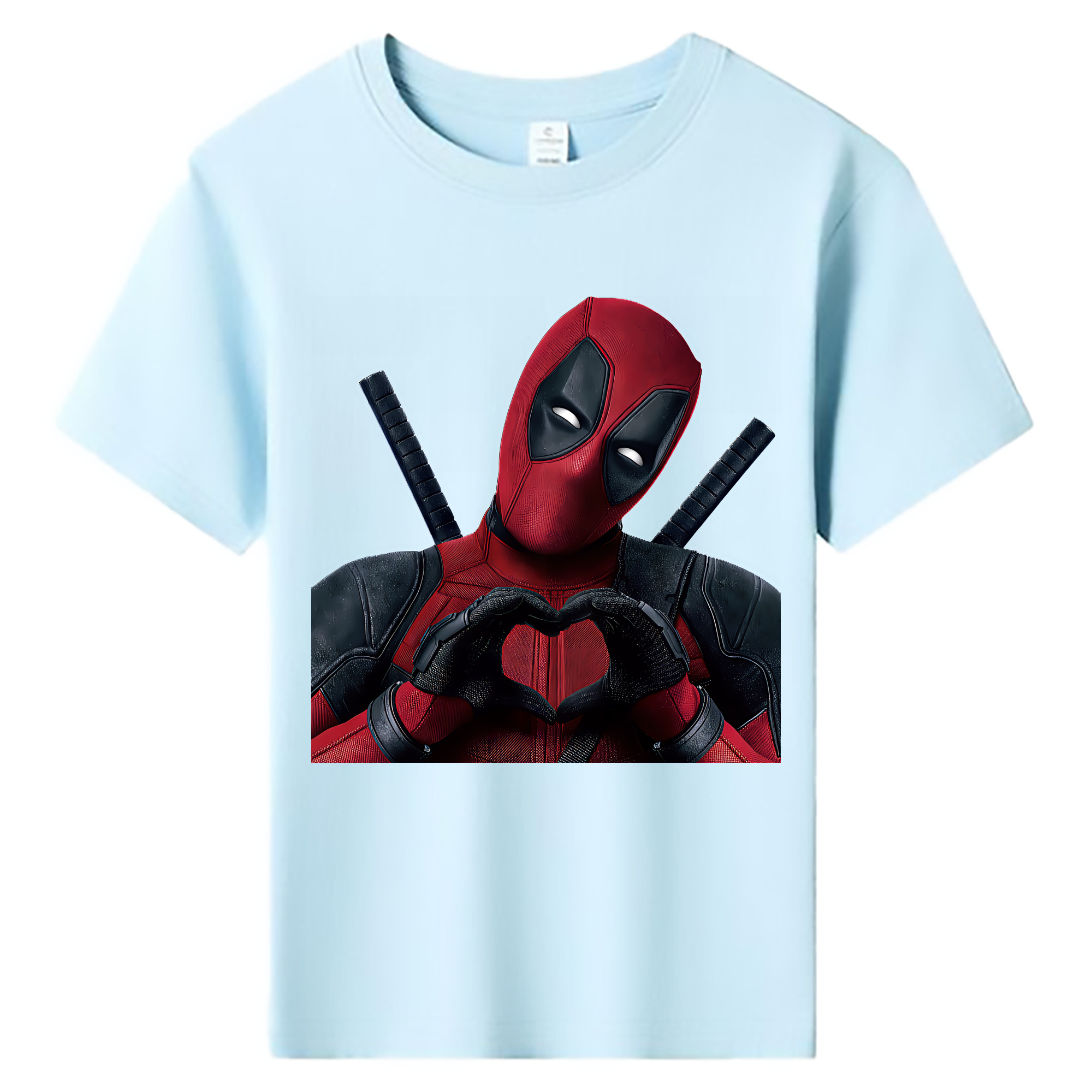 （画像用） Deadpool デッドプール 綿100％キッズTシャツ（フロントプリント）
